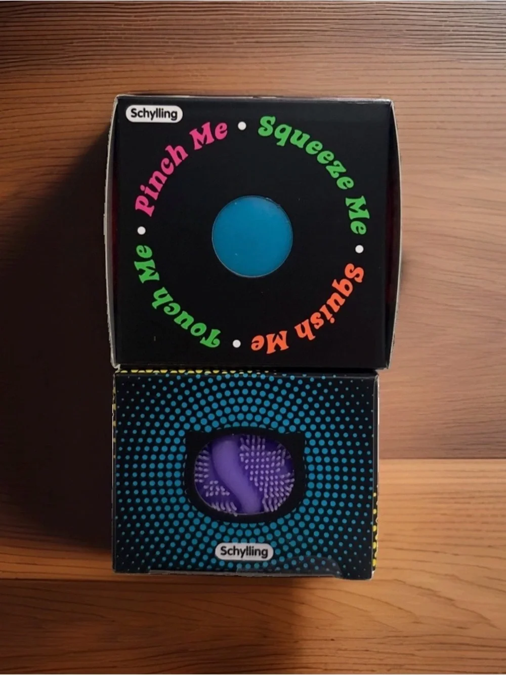 Schylling NeeDoh - FuzzBall WildCats Purple Groovy Glob Blue  New Authentic RARE